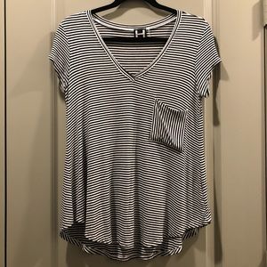 Anthropologie | H by Bordeaux Striped Shirt